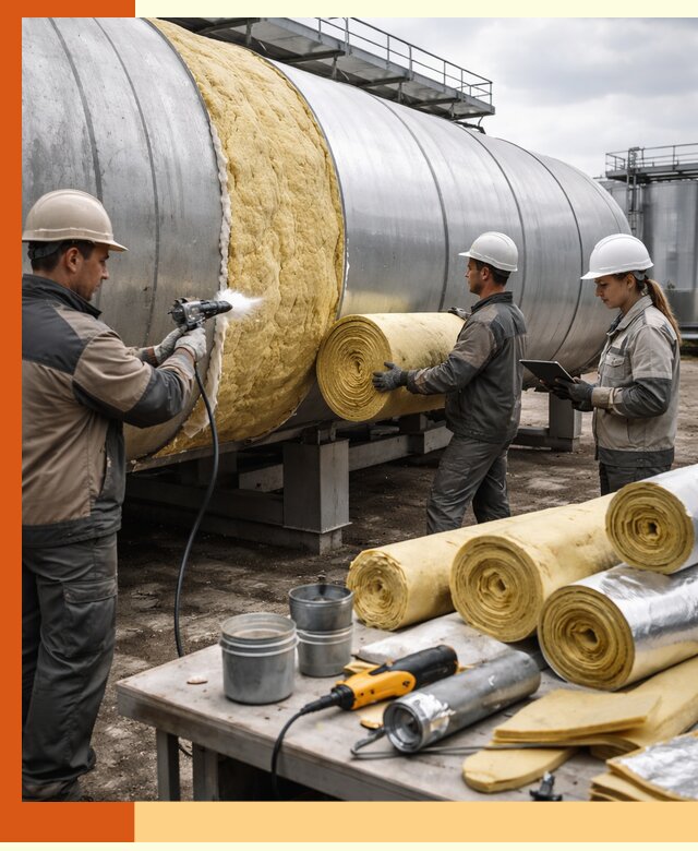 Утепление цистерны в Санкт-Петербурге — утеплители и монтаж под ключ