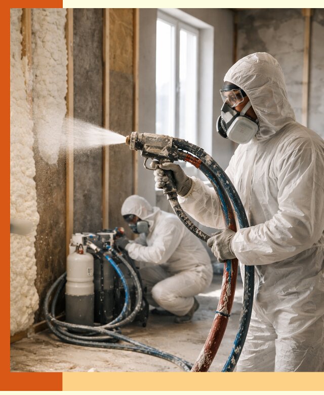 Пенополиуретан напыление для утепления зданий в Санкт-Петербурге